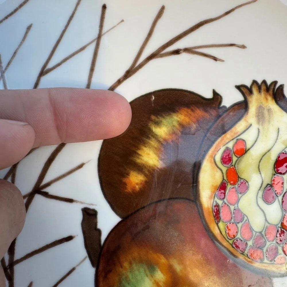M.A.C. Italy Ceramic Plate 8.5